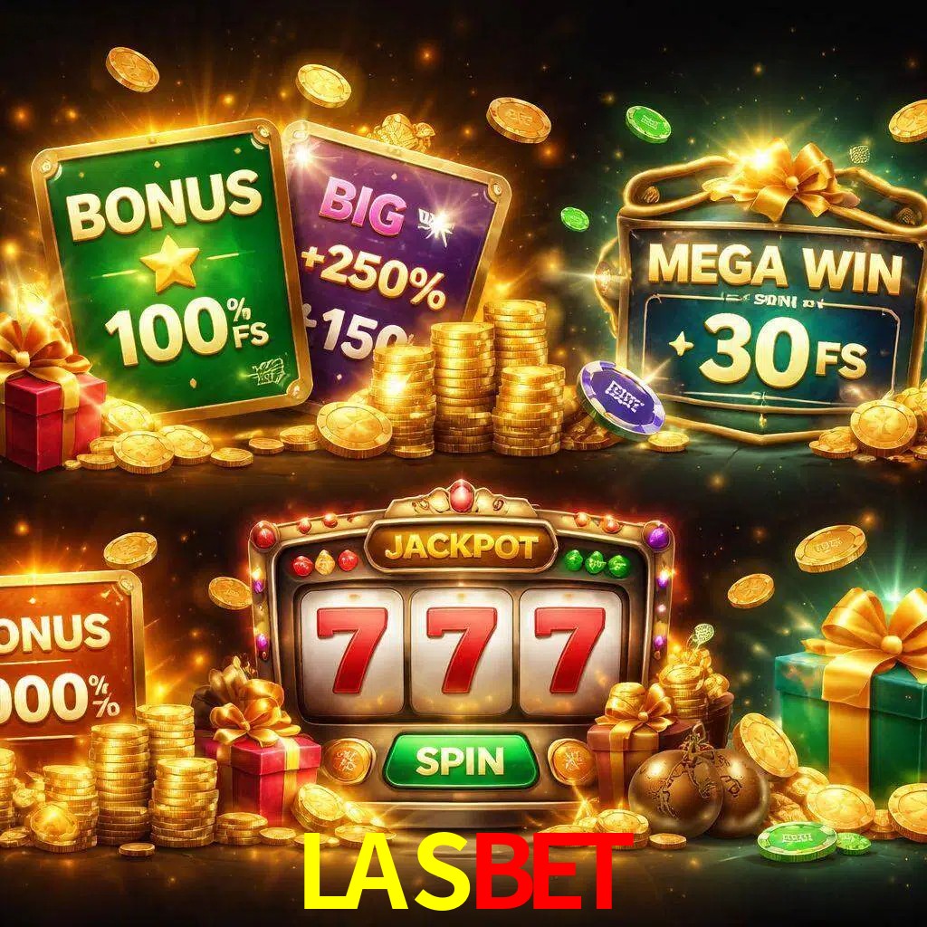 Tipos de bonos LASBET incluyendo recompensas de bienvenida y promociones continuas